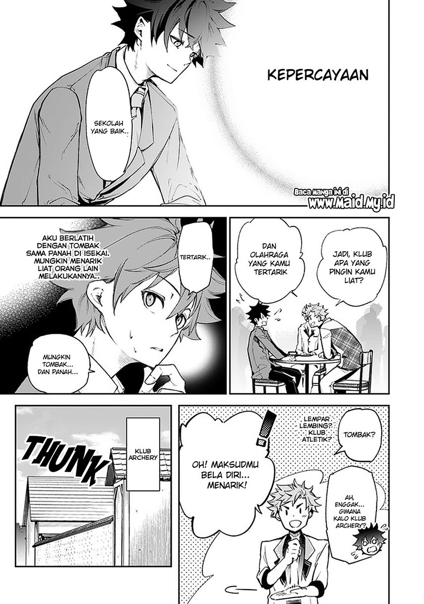 Isekai de Cheat Skill wo te ni Shita ore wa, Genjitsu Sekai wo mo Musou Suru ~Level Up wa Jinsei wo Kaeta~ Chapter 07 Bahasa Indonesia